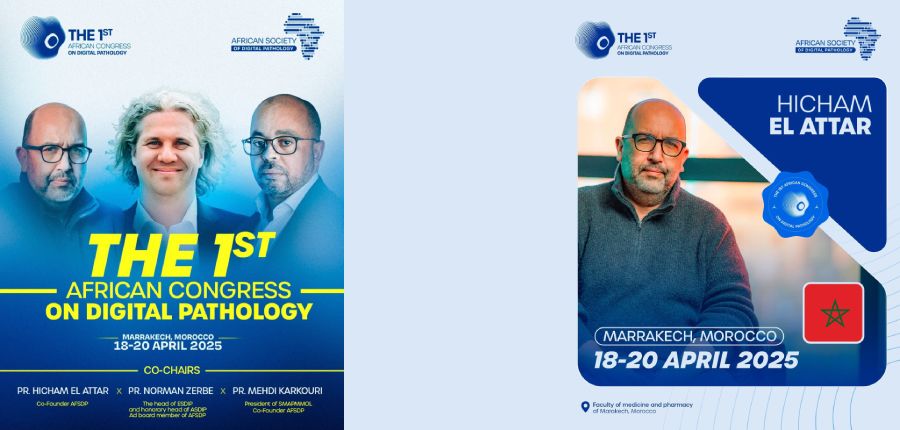 1er Congrès Africain de Pathologie Numérique à Marrakech du 18 au 20 avril 2025