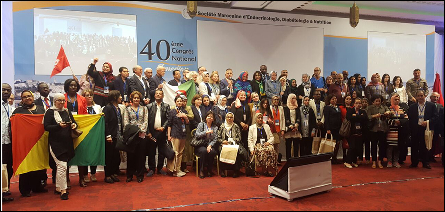 Déroulement  à Tanger du 40ème congrès national et du 14ème congrès Maghrebin d’endocrinologie, de diabétologie et de nutrition